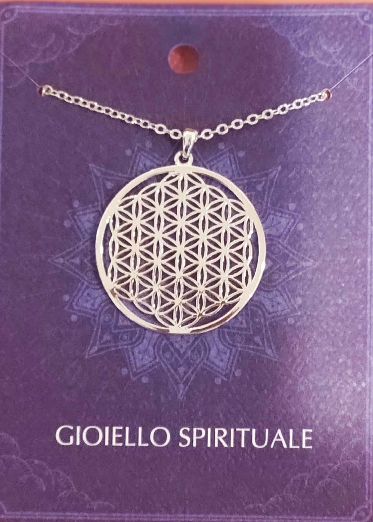 Pendente Fiore della Vita con catenina