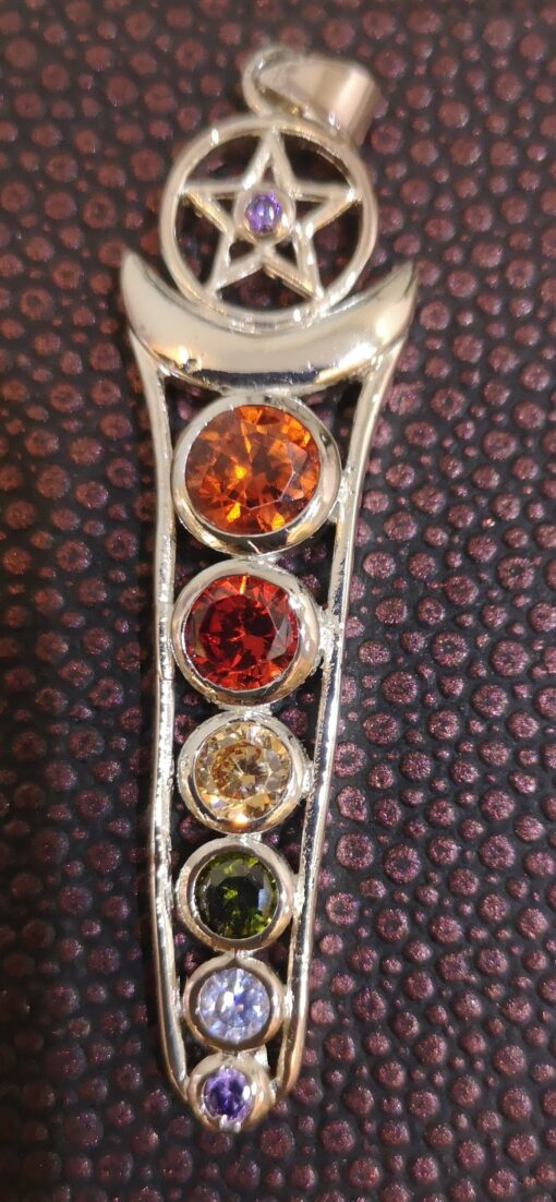 Pendente chakra con Pentagramma