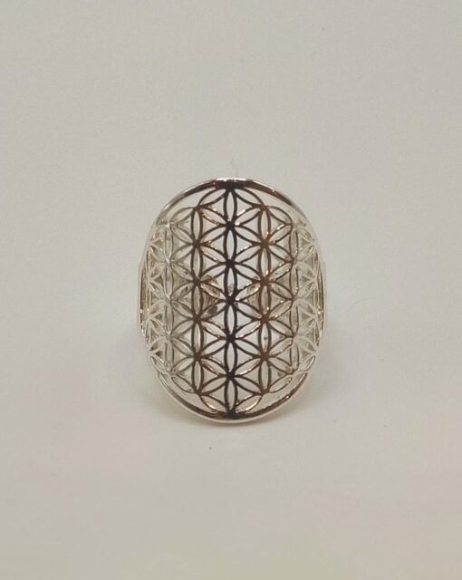 Anello Fiore della Vita regolabile - immagine 2